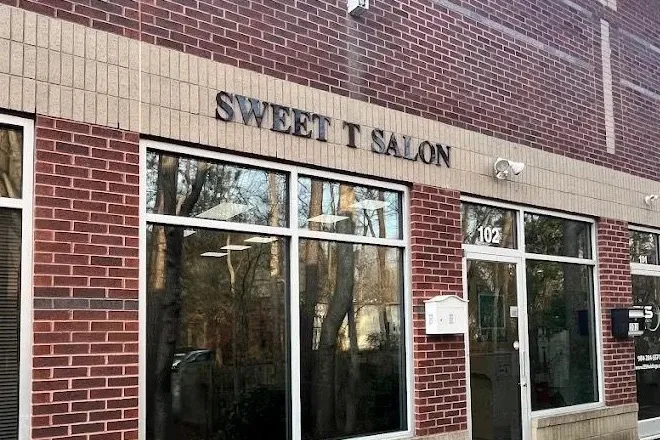 Sweet T Salon storefront at 5621 Departure Drive in Departure Centre, Raleigh